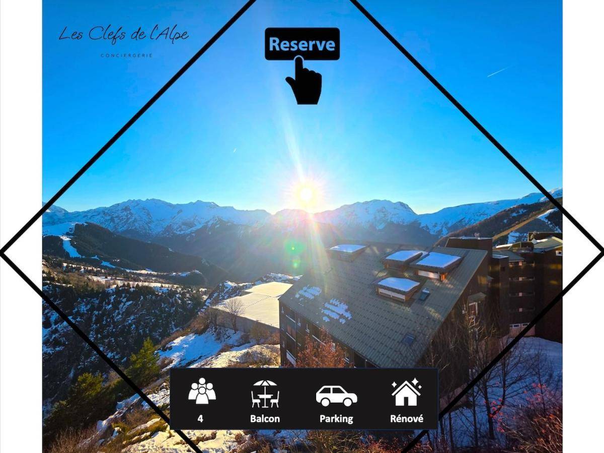 Studio Elegant Avec Parking - Superbe Vue !, Alpe d'Huez
