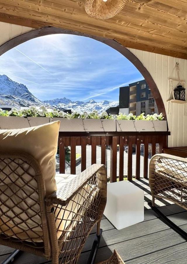 Val Thorens 4 Flocons Or, 42 M2, Terrasse Sud Avec Vue Sur Les Glacier