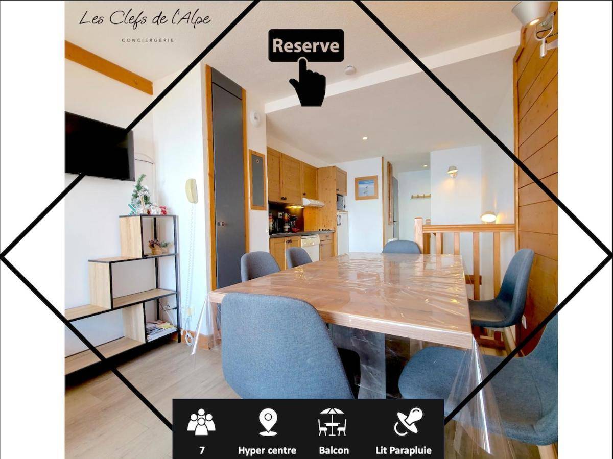 Elegant Duplex F3 Coeur de Ville, Alpe d'Huez