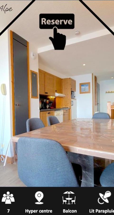 Elegant Duplex F3 Coeur de Ville – Alpe d'Huez