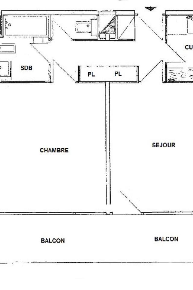 Appartement Au Pied Des Pistes Pour 4 Pers, Balcon Sud, Centre Des Menuires, Proche Commerces - Fr-1-452-184 – bild 2