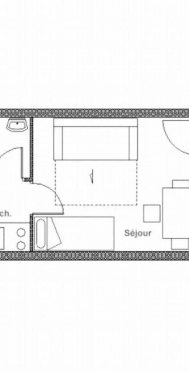 Residence Aravis - Studio Fonctionnel · Centre Station · Balcon Mae-3334 – billede 10