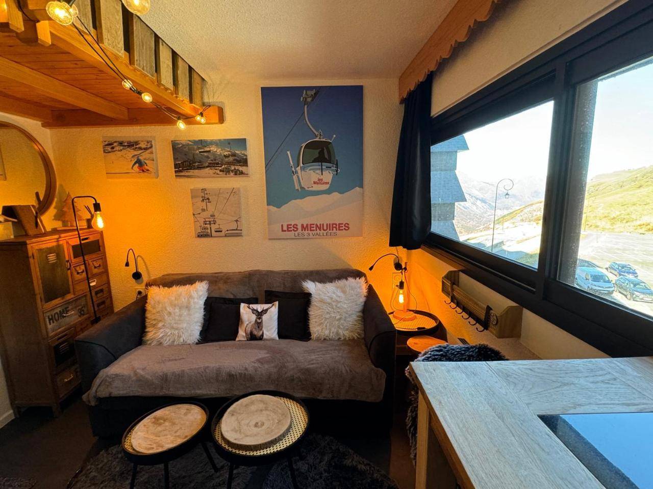 Les Menuires Centre! Chaleureux Studio Sur Les Pistes!, Les Menuires