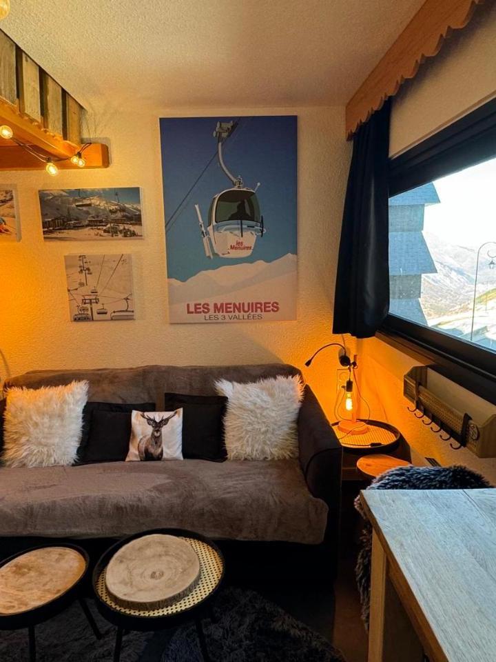 Studio (1 sofa bed) - Free WiFi – Les Menuires Centre! Chaleureux Studio Sur Les Pistes!
