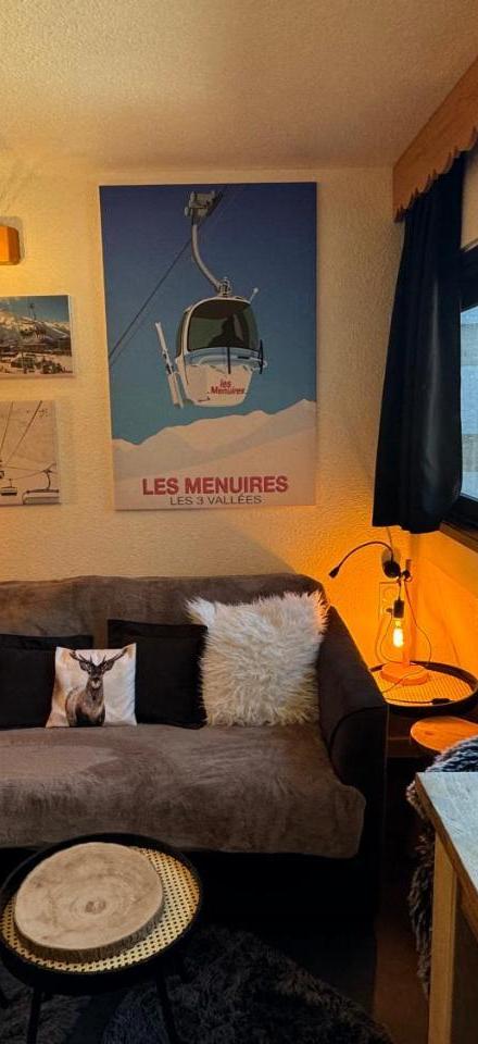Studio (1 sofa bed) - Free WiFi – Les Menuires Centre! Chaleureux Studio Sur Les Pistes!