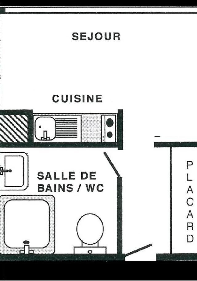 Residence Combes - Appartement 2 Personnes Aux Pieds Des Pistes Aux Menuires Avec Vue Panoramiqe Mae-4084 – bild 5