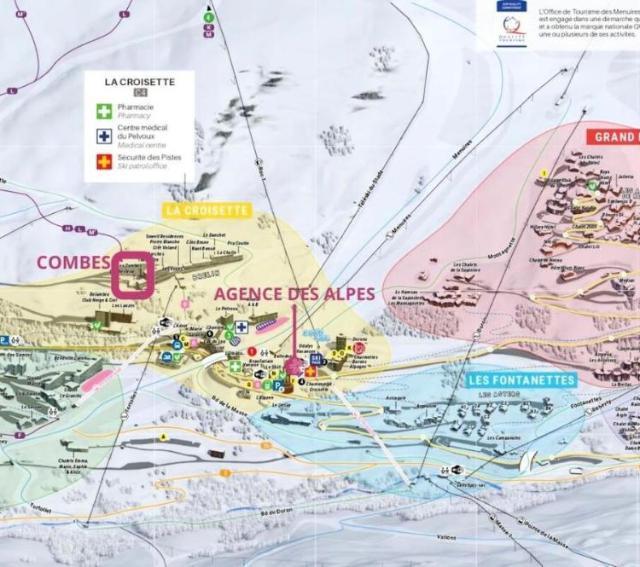 Residence Combes - Appartement 2 Personnes Aux Pieds Des Pistes Aux Menuires Avec Vue Panoramiqe Mae-4084 – bild 7