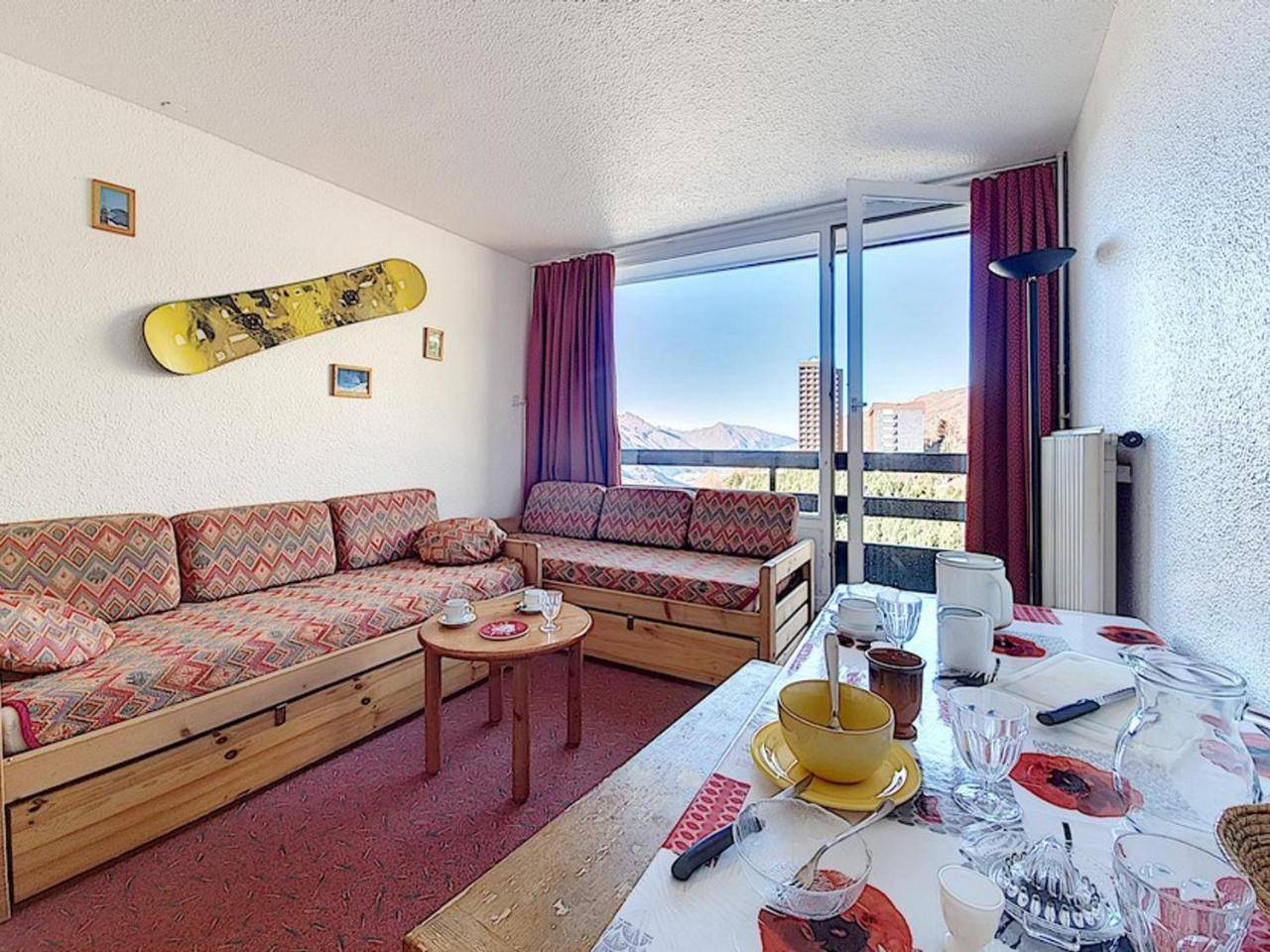 Appartement Cosy 4 Pers. Avec Balcon Aux Pieds Des Pistes - Fr-1-344-1044, Les Menuires