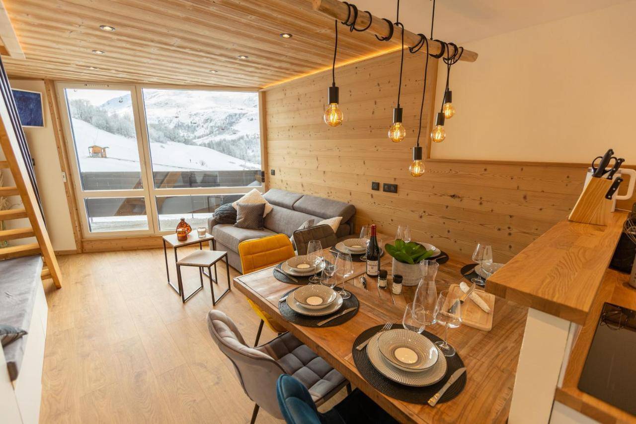 Duplex Cosy Au Pied Des Pistes & Vue Montagne Menuires-Location, Les Menuires