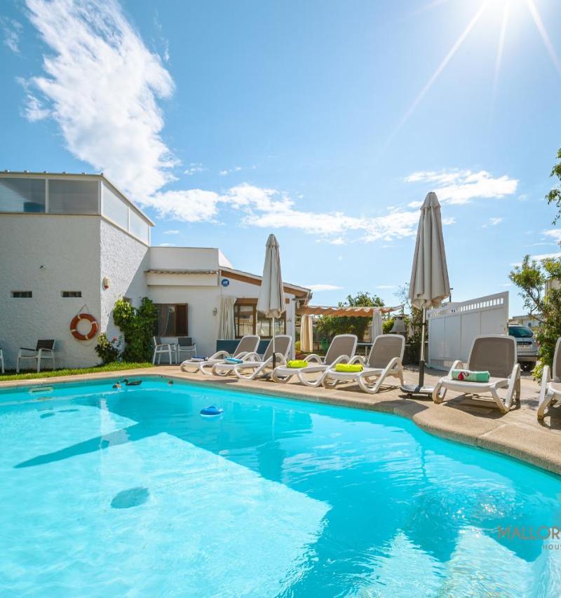 Casa Luna a 700m de la Playa En Puerto Alcudia