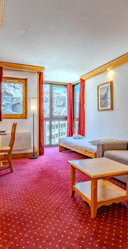 Apartment (1 single bed and 1 sofa bed, Bedroom#1: 1 bunk bed) - Free WiFi – Val Thorens Charming 1 Bedroom Ski-In Ski Out 4p - L'eskival