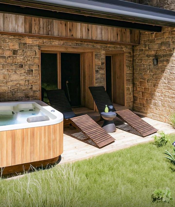 Chalet (1 extra-large double bed) - Free WiFi – Chalet Ferret - Ovo Network