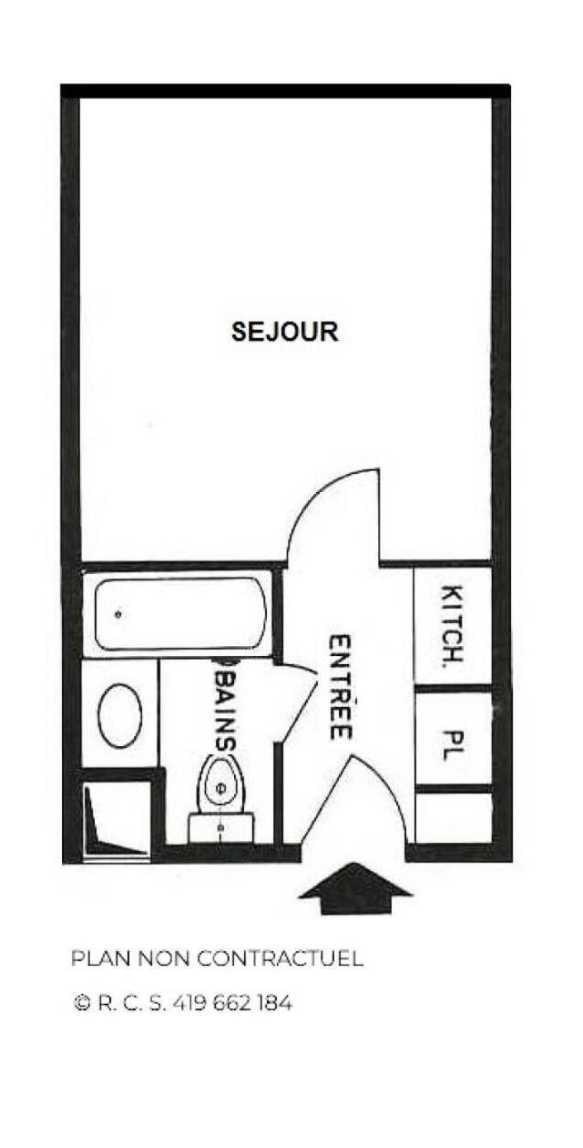 Residence Chaviere - Studio 2 Pers Ski Au Pied Au Coeur Des Menuires Mae-6064 – billede 7