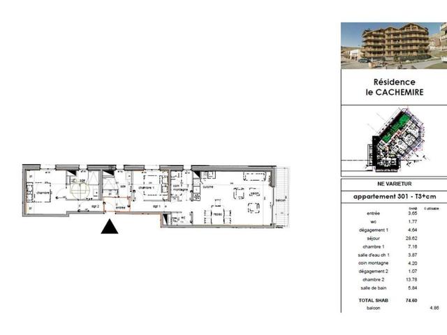 Homency - Residence Cachemire A301 – billede 4