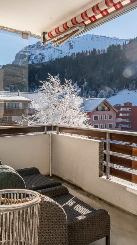 Titlis Studio Engelberg with Balcony Great View (Adults Only) – Engelberg