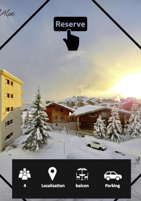 Grand Studio - Emplacement Ideal Pied Des Pistes – Alpe d'Huez