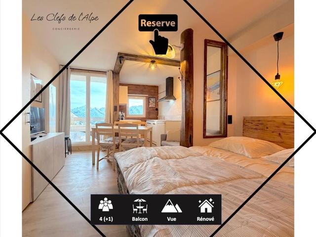 Studio Cosy Et Ensoleille - Jolie Vue Montagnes