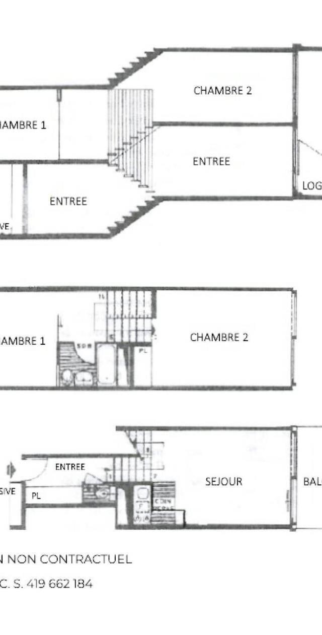 Residence Nant Benoit - Appartement 8 Personnes Aux Menuires Avec Vue Sur la Montagne Mae-4404 – bild 10