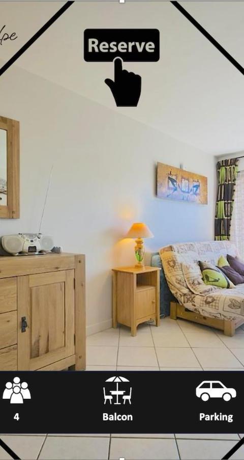 Grand T2 Lumineux Avec Parking - 4 Personnes – Alpe d'Huez