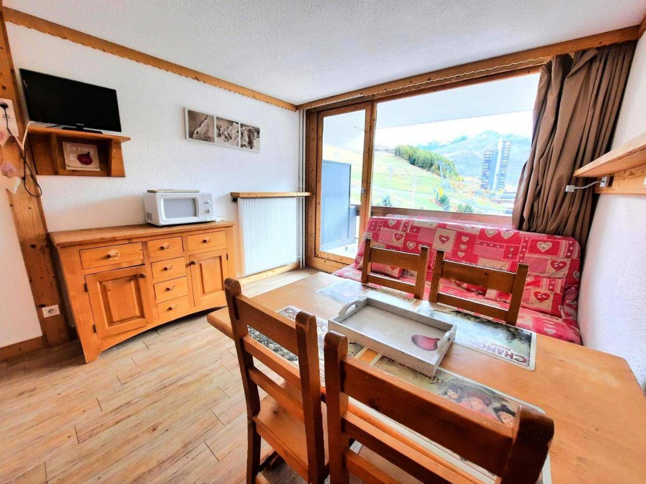 Residence Chaviere - Studio Ski Aux Pieds Au Coeur Des Menuires Appartement Pour 4 Personnes Mae-4114, Les Menuires