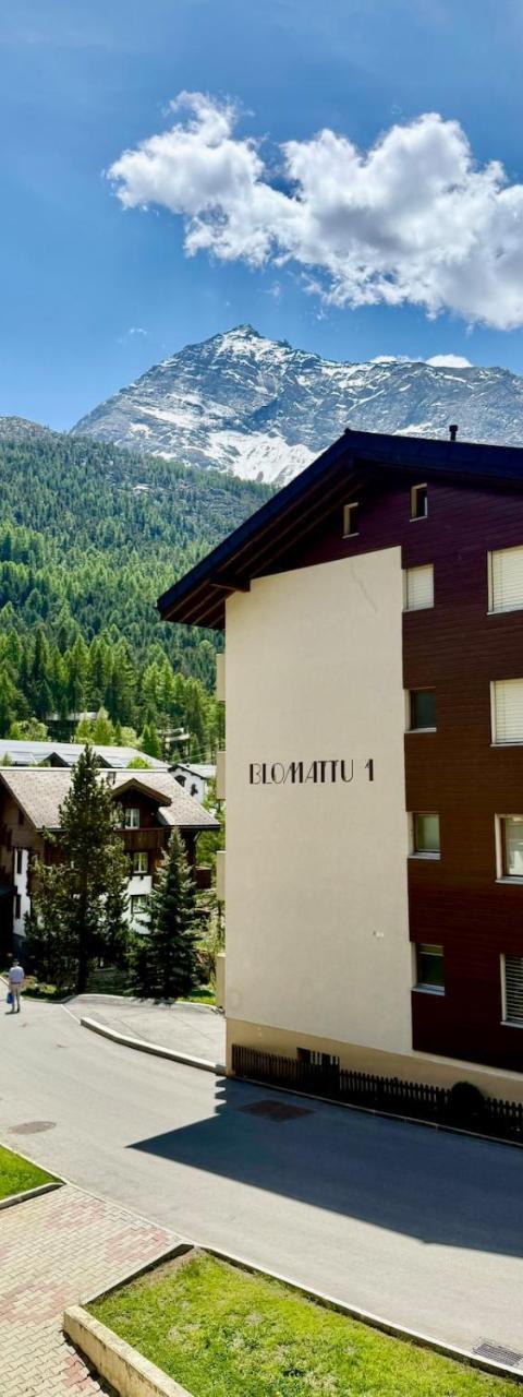 Charmante Ferienwohnung, Sonne & Bergblick – Saas Fee