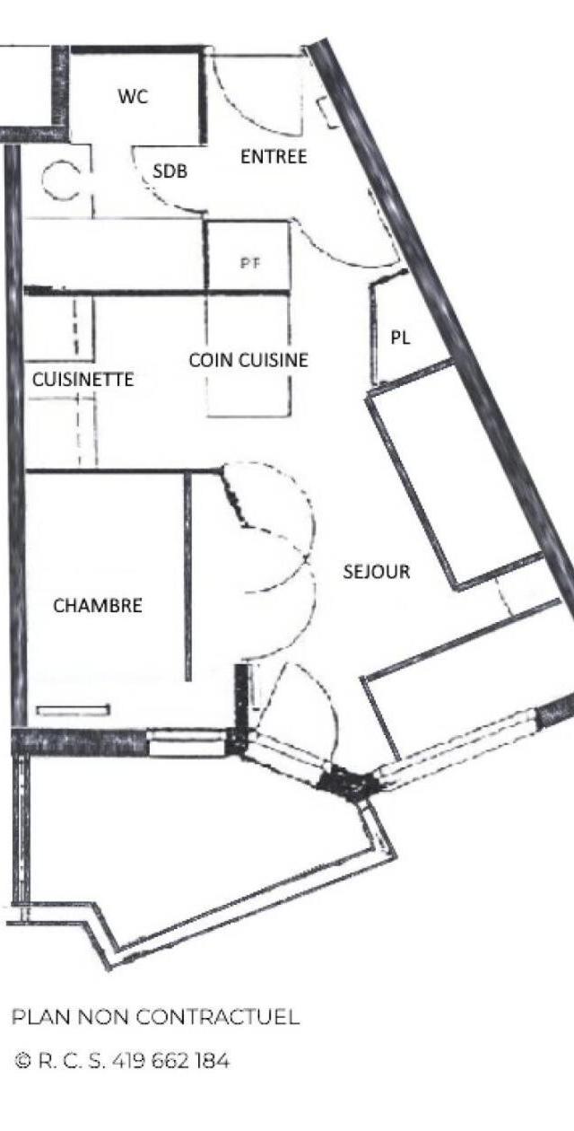 Residence Median - Appartement Equipe Pour 4 Personnes Aux Menuires Mae-5544 – bild 7