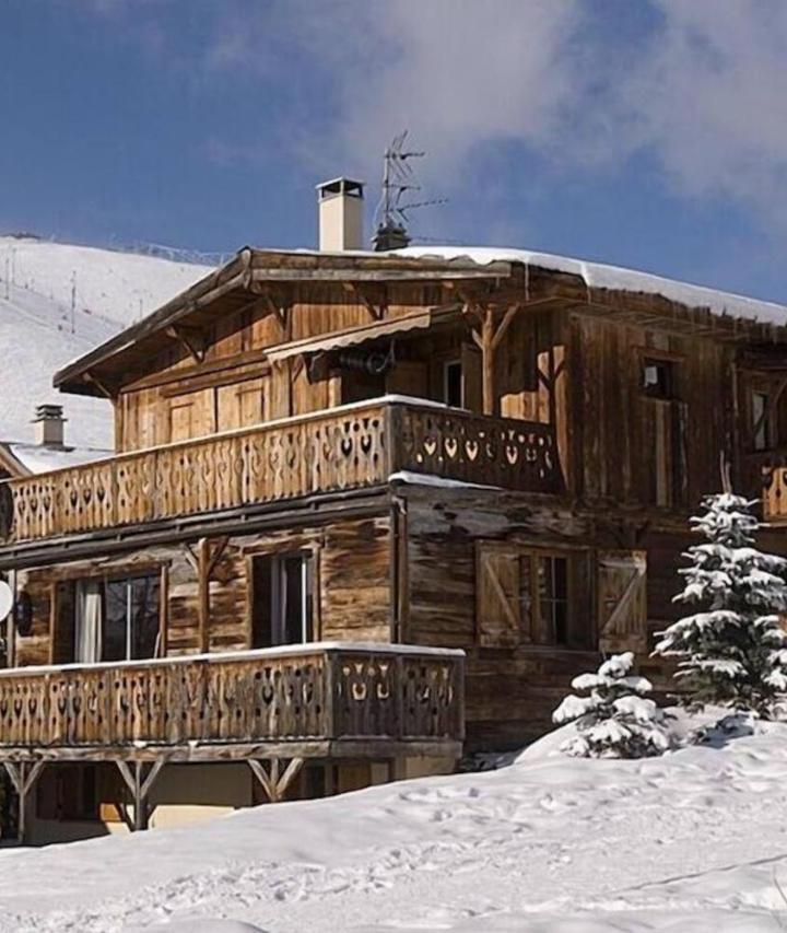 Apartment (1 double bed) - Free WiFi – Alpe D'huez Houses - Chalet Justine - Duplex for Up To 15 People Amazing Location