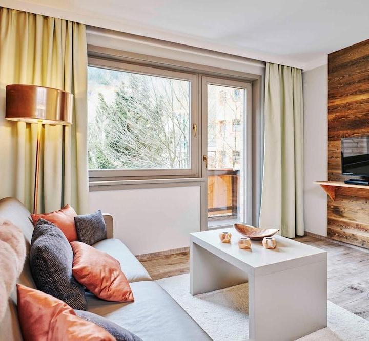 Apartment (1 Large Twin Bed and 1 Double Sofa Bed) – Modern Suite Directly on the Ski Slope