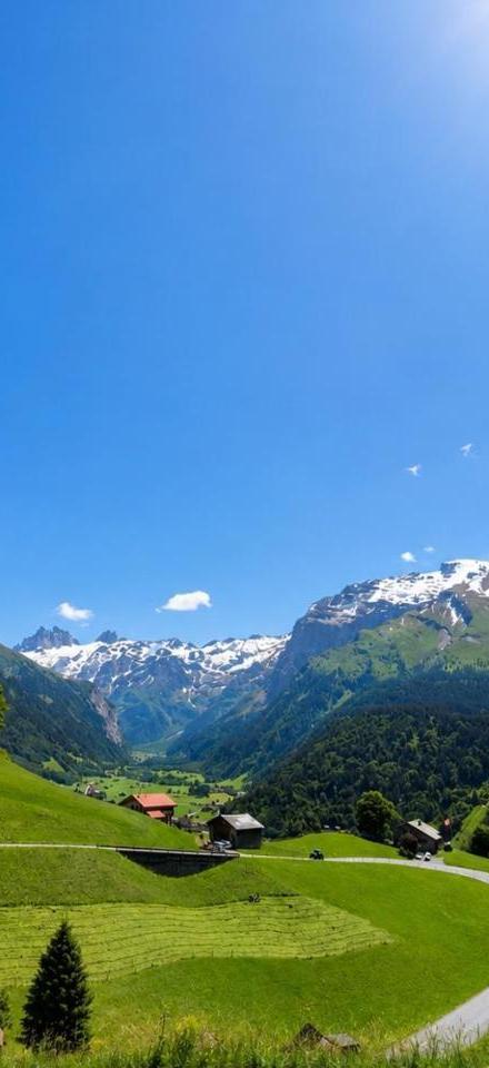 Moderne Wohnung Mit Sonniger Terrasse, Blick Auf Die Berge Und Das Engelbergertal – billede 5