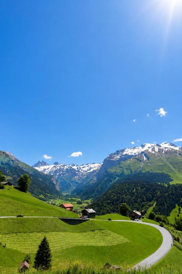 Moderne Wohnung Mit Sonniger Terrasse, Blick Auf Die Berge Und Das Engelbergertal – billede 5