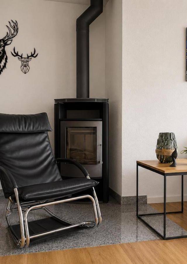 Moderne Wohnung Mit Sonniger Terrasse, Blick Auf Die Berge Und Das Engelbergertal – billede 8