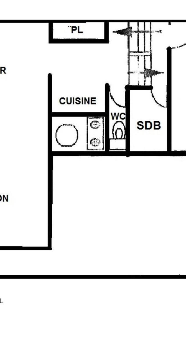 Residence Lauzes - Appartement 6 Personnes Avec Cuisine Equipee Aux Menuires Mae-4684 – bild 7