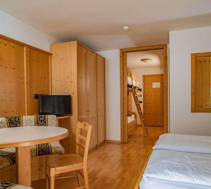 Familie studiolejlighed max 4 pers. – Garni Aparthotel Princess (Penia)