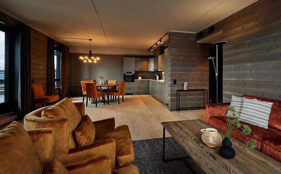 Ridder Apartment: 3 sovrum, 90m2, sauna, 6 personer – Riddertunet lägenheter