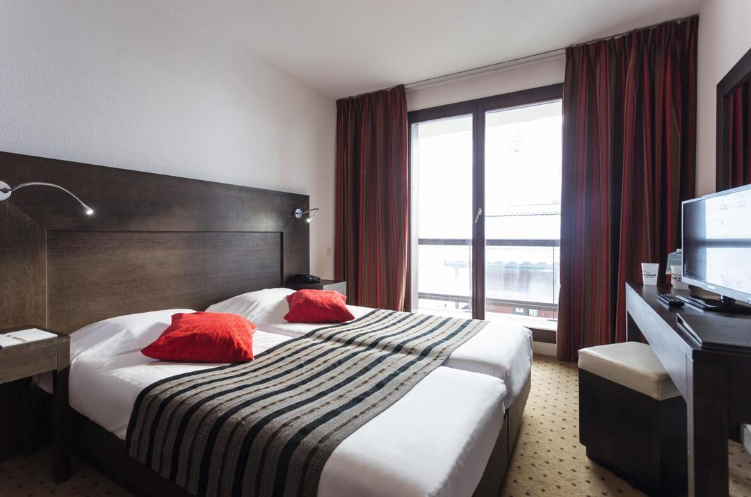 Dubbelrum Classic med balkong – Hotell Le Diva - Val Claret