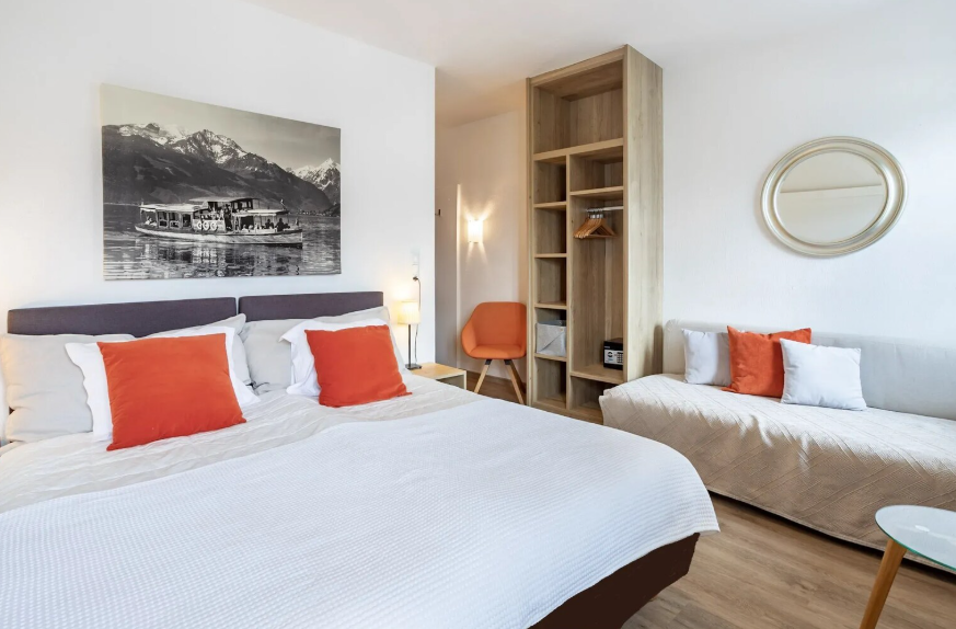 Trippelværelse max 3 pers. – Hotell Seehof