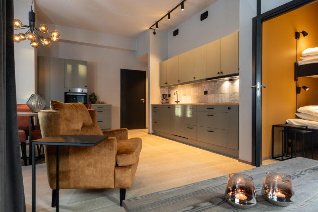 Ridder Apartment: 2 sovrum, 76m2, sauna, 4 personer – Riddertunet lägenheter