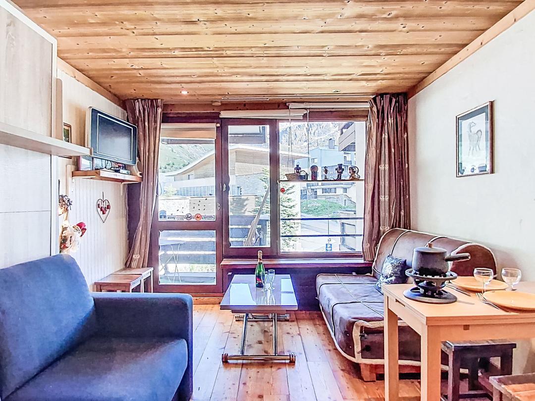 Lägenhet (2 pers.) – Residence Les Moutières B1 och B2 - Val Claret