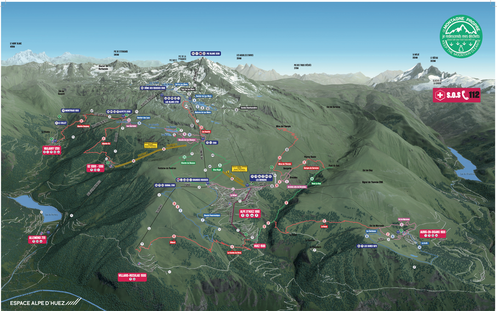 Cykeludlejning i Alpe d’Huez