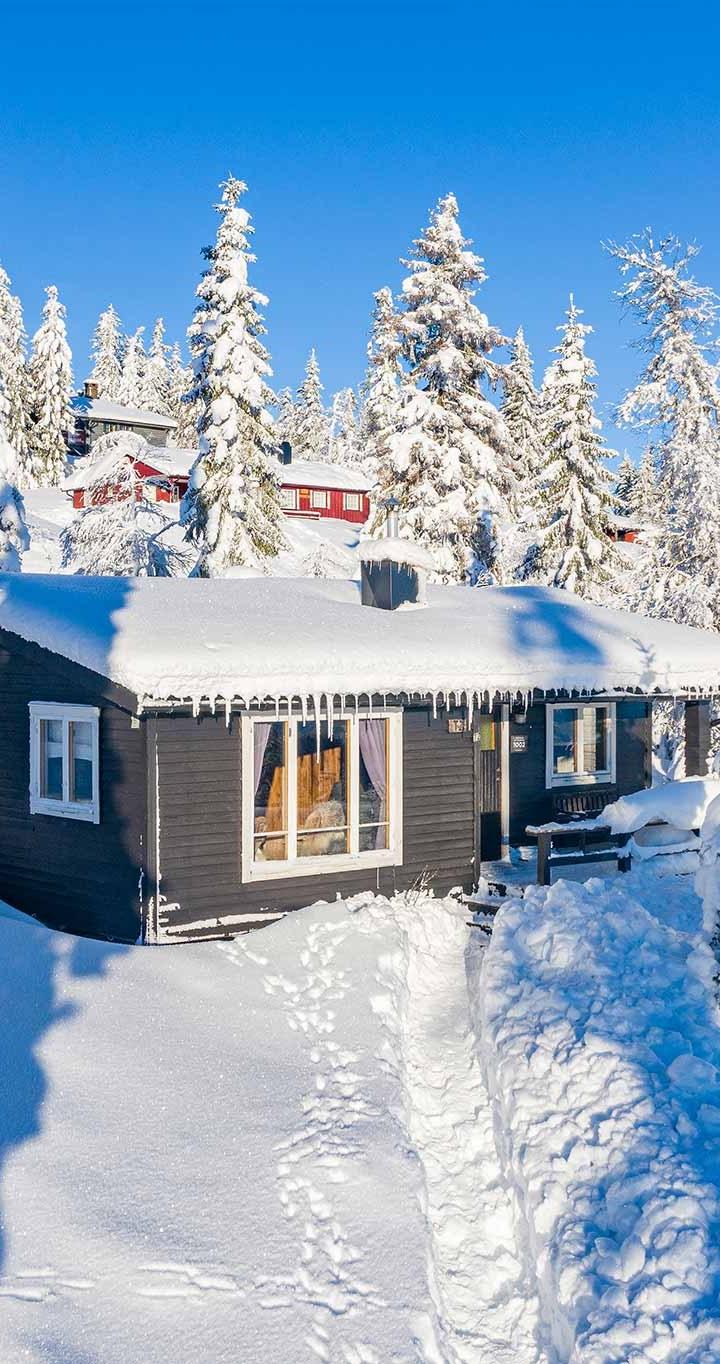Fageråsen Hytteområde - FAGERÅSEN HYTTEOMRÅDE 1002 - 2 soveværelser, 6 senge, 46m2 – Fageråsen Hytteområde