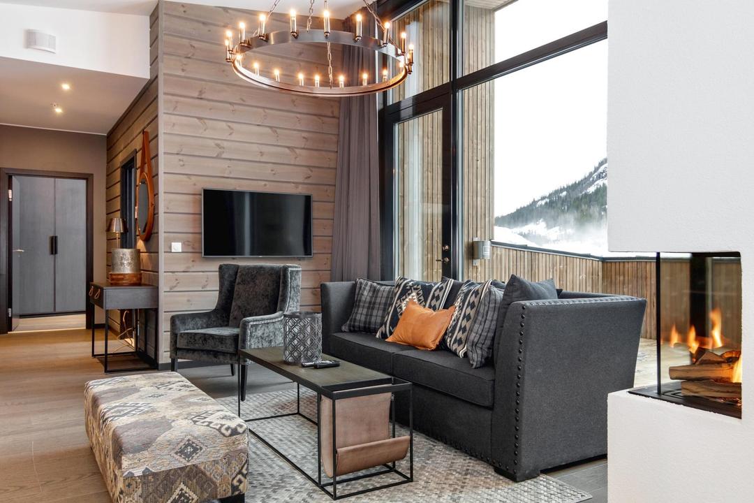 Hemsedal Skisenter - SKISTAR LODGE SUITES TOP VIEW 5104 - 2 soveværelser, 4 senge, 75m2 – SkiStar Lodge Suites