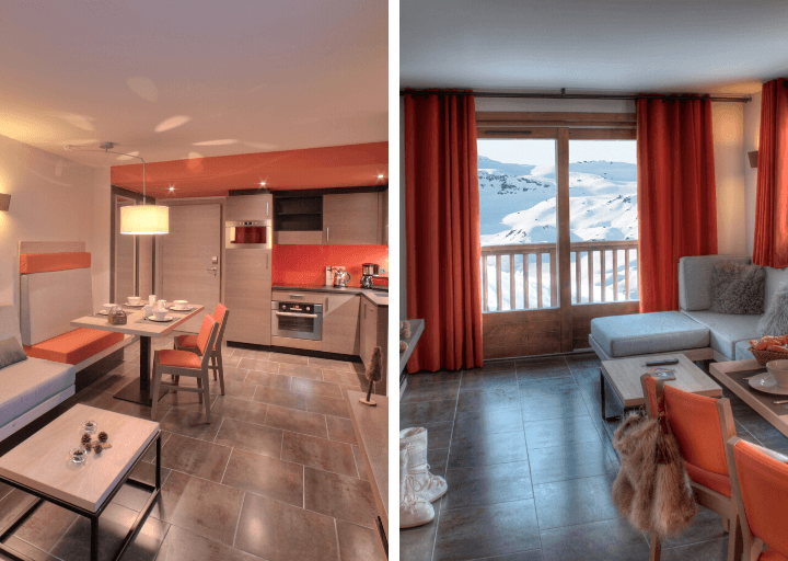 5-værelses lejlighed ”superior” max 10 pers. – Les Balcons de Val Thorens - Les Balcons