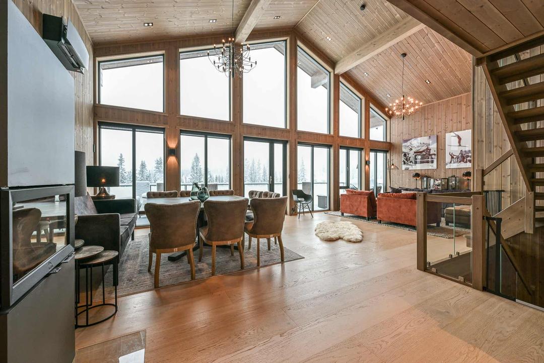 Fageråsen Panorama – Mountain Chalet 01 – 6 sovrum, 12 bäddar, 176m2 – Chalet i bergen