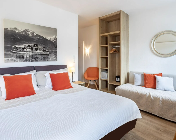 Trippelværelse max 3 pers. – Hotel Seehof