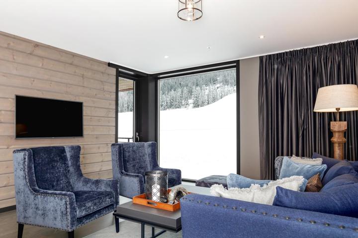 Hemsedal Skisenter - SKISTAR LODGE SUITES 4202 SKI VIEW - 3 soveværelser, 8 senge, 80m2 – SkiStar Lodge Suites