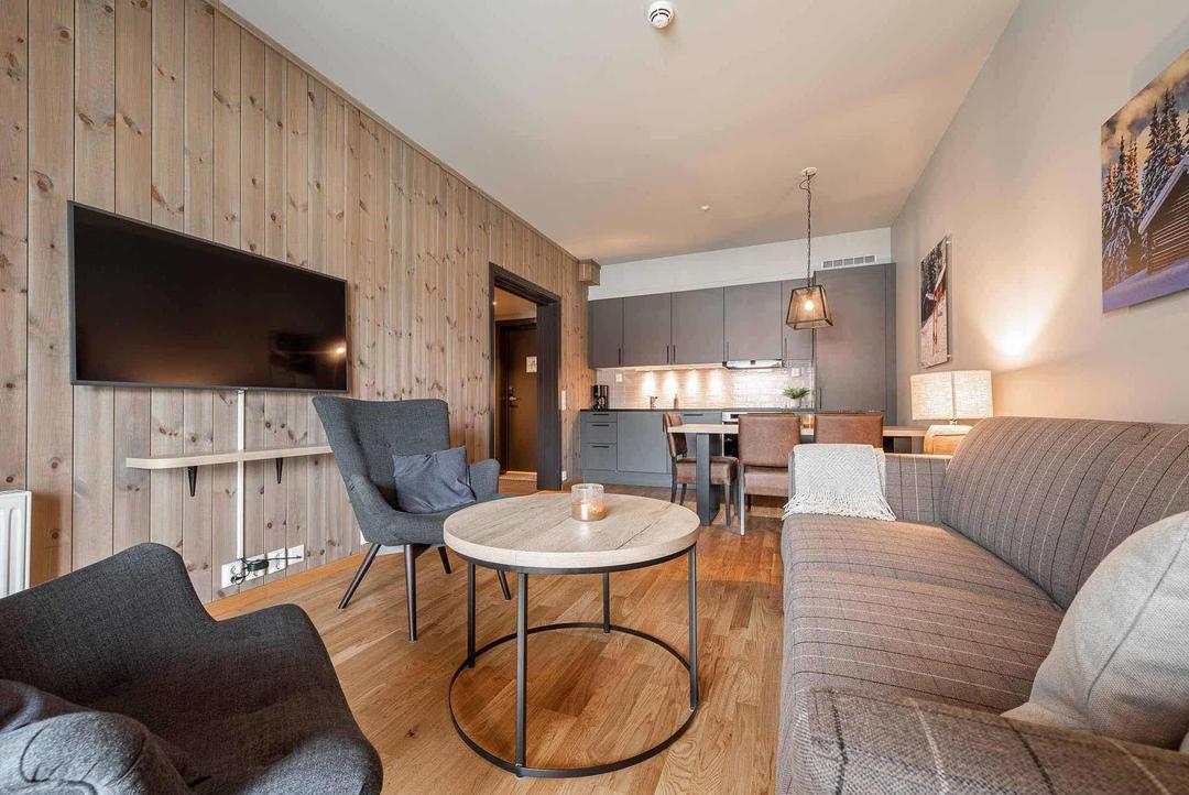 Turistsenteret – The Lodge Trysil A 104 – 2 sovrum, 4 bäddar, 56m2 – The Lodge Trysil
