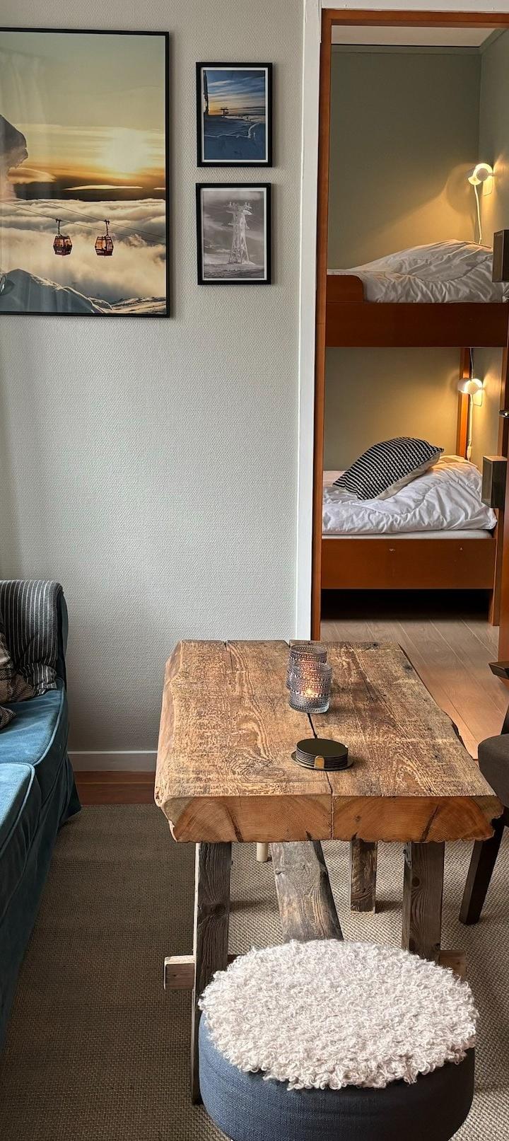 Åre By - Bysshuset 124 - 2 soveværelser, 4 senge, 40m2 – Bysshuset