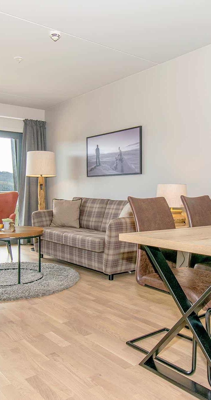 Turistsenteret – The Lodge Trysil B 333 – 2 soveværelser, 5 senge, 60m2 – The Lodge Trysil