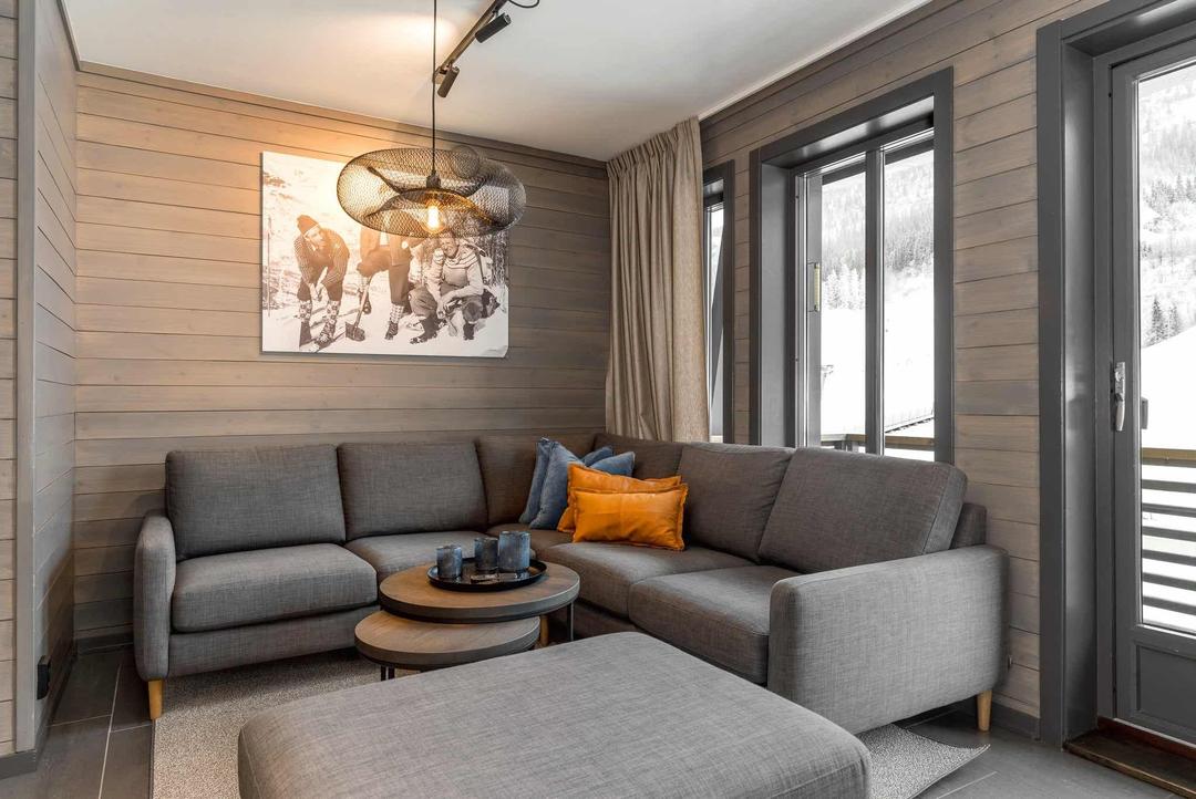 Hemsedal Skisenter - SKISTAR LODGE ALPIN 205 SKI VIEW - 3 sovrum, 8 sängar, 67m2 – SkiStar Lodge Hemsedal Mountain View