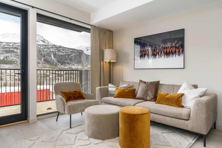 Hemsedal Skisenter – Fjellandsbyen Hemsedal B218 – 1 soveværelser, 4 senge, 39m2 – Fjellandsbyen (1/22)